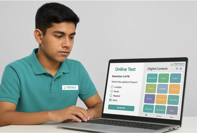 Digital Content Library interface
